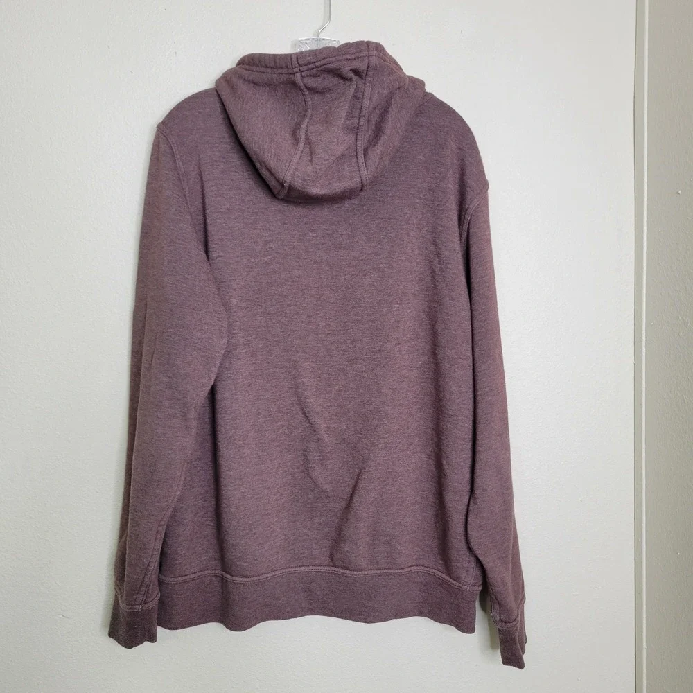 The North Face Hoodie Pullover Graphic Logo Maroon Red Large‎